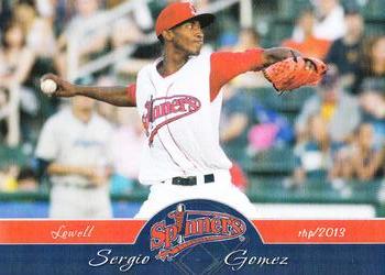 2013 Grandstand Lowell Spinners #NNO Sergio Gomez Front