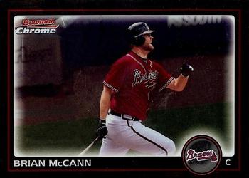 2010 Bowman Chrome #123 Brian McCann Front