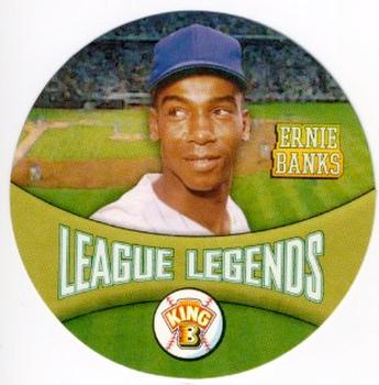 2001 King B League Legends Discs #7 Ernie Banks Front