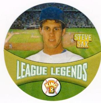2001 King B League Legends Discs #8 Steve Sax Front