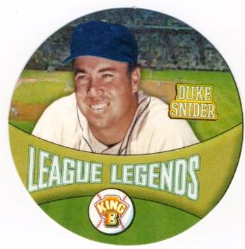 2001 King B League Legends Discs #9 Duke Snider Front