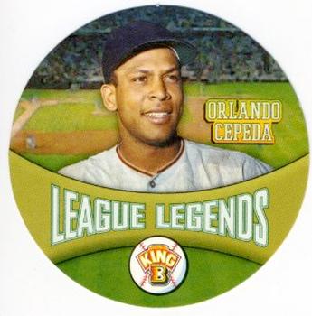 2001 King B League Legends Discs #16 Orlando Cepeda Front