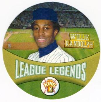 2001 King B League Legends Discs #17 Willie Randolph Front