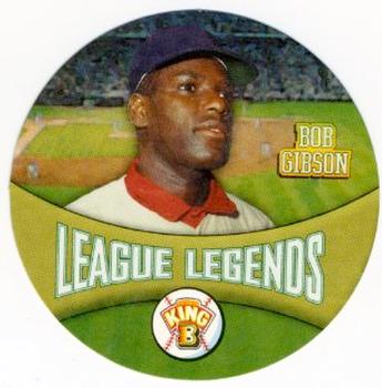 2001 King B League Legends Discs #18 Bob Gibson Front