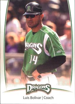 2014 Dayton Dragons Team Issue #3 Luis Bolivar Front