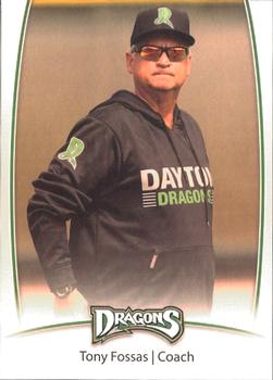 2014 Dayton Dragons Team Issue #13 Tony Fossas Front