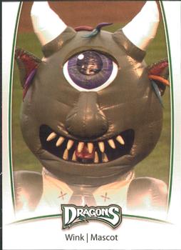 2014 Dayton Dragons Team Issue #33 Wink Front