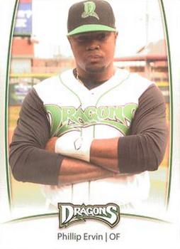 2014 Dayton Dragons Team Issue #12 Phillip Ervin Front