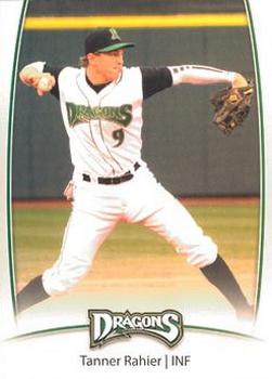 2014 Dayton Dragons Team Issue #23 Tanner Rahier Front