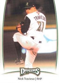 2014 Dayton Dragons Team Issue #26 Nick Travieso Front