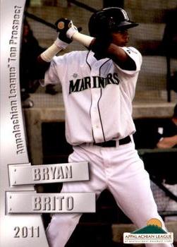 2011 Grandstand Appalachian League Top Prospects #NNO Bryan Brito Front