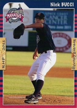 2011 Grandstand Brevard County Manatees #NNO Nick Bucci Front