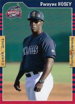 2011 Grandstand Brevard County Manatees #NNO Dwayne Hosey Front