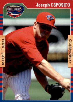 2011 Grandstand Clearwater Threshers #NNO Joseph Esposito Front
