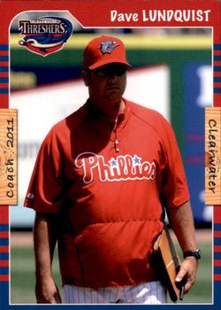 2011 Grandstand Clearwater Threshers #NNO Dave Lundquist Front