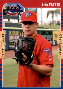 2011 Grandstand Clearwater Threshers #NNO Eric Pettis Front