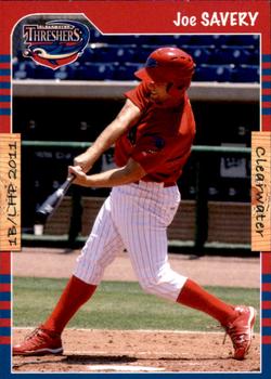 2011 Grandstand Clearwater Threshers #NNO Joe Savery Front
