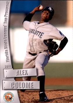 2011 Grandstand Florida State League Top Prospects #NNO Alex Colome Front