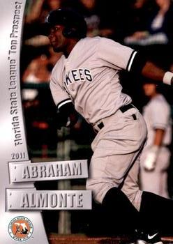 2011 Grandstand Florida State League Top Prospects #NNO Abraham Almonte Front