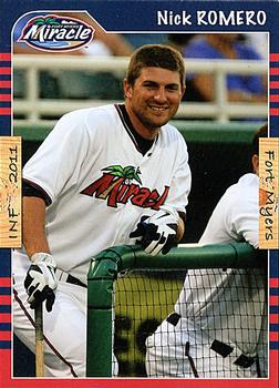 2011 Grandstand Fort Myers Miracle #NNO Nick Romero Front