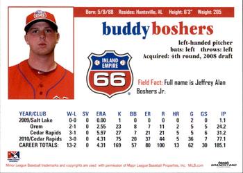 2011 Grandstand Inland Empire 66ers #NNO Buddy Boshers Back