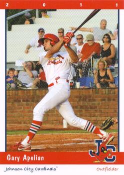 2011 Grandstand Johnson City Cardinals #NNO Gary Apelian Front