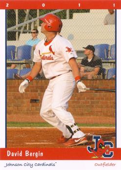 2011 Grandstand Johnson City Cardinals #NNO David Bergin Front