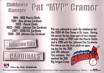 2011 Grandstand Johnson City Cardinals #NNO Pat Cramer Back
