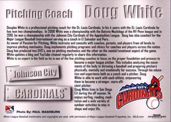 2011 Grandstand Johnson City Cardinals #NNO Doug White Back