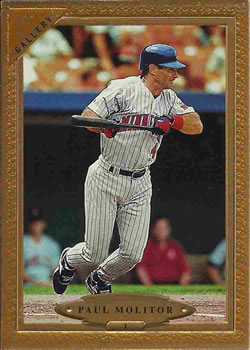 1997 Topps Gallery #1 Paul Molitor Front