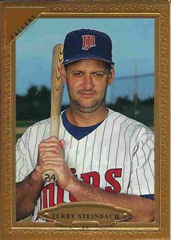1997 Topps Gallery #28 Terry Steinbach Front