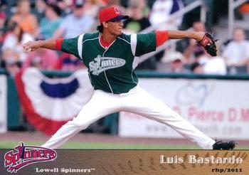 2011 Grandstand Lowell Spinners #NNO Luis Bastardo Front
