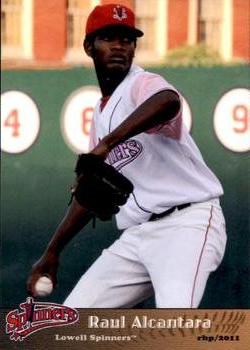 2011 Grandstand Lowell Spinners Update #NNO Raul Alcantara Front
