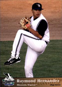 2011 Grandstand Missoula Osprey #NNO Raymond Hernandez Front