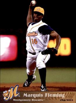 2011 Grandstand Montgomery Biscuits #NNO Marquis Fleming Front