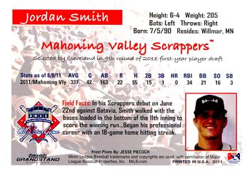 2011 Grandstand New York-Penn League All-Stars American League #NNO Jordan Smith Back