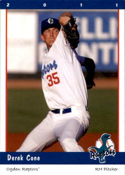 2011 Grandstand Ogden Raptors #NNO Derek Cone Front