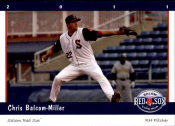 2011 Grandstand Salem Red Sox #NNO Chris Balcom-Miller Front