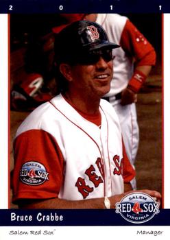 2011 Grandstand Salem Red Sox #NNO Bruce Crabbe Front