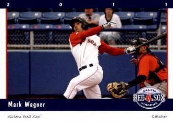 2011 Grandstand Salem Red Sox #NNO Mark Wagner Front