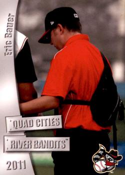 2011 Grandstand Quad Cities River Bandits #NNO Eric Bauer Front