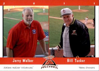 2011 Grandstand Salem-Keizer Volcanoes #NNO Jerry Walker / Bill Tucker Front