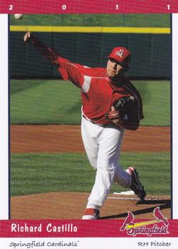 2011 Grandstand Springfield Cardinals #NNO Richard Castillo Front