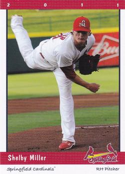 2011 Grandstand Springfield Cardinals #NNO Shelby Miller Front