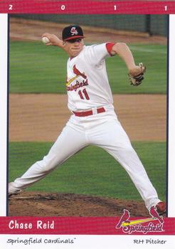 2011 Grandstand Springfield Cardinals #NNO Chase Reid Front