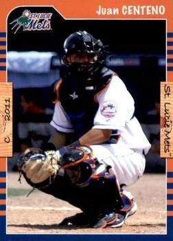 2011 Grandstand St. Lucie Mets #NNO Juan Centeno Front