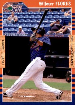 2011 Grandstand St. Lucie Mets #NNO Wilmer Flores Front