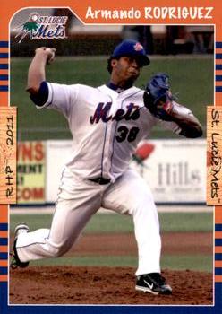 2011 Grandstand St. Lucie Mets #NNO Armando Rodriguez Front
