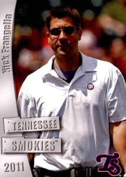 2011 Grandstand Tennessee Smokies #NNO Nick Frangella Front