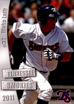 2011 Grandstand Tennessee Smokies #NNO Blake Lalli Front